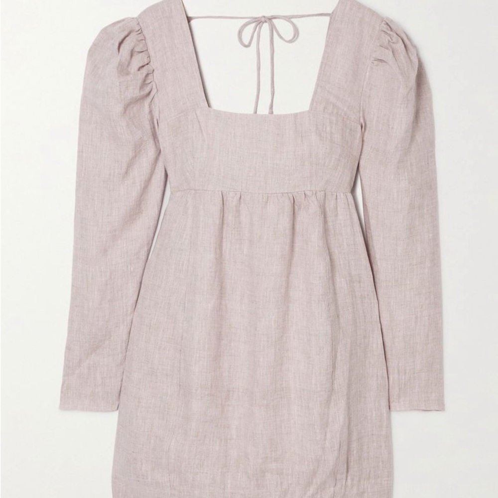 Gorgeous GANNI short dress , SZ 38 100% hemp